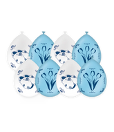 Delftsblauw Ballonnen 30cm 8st